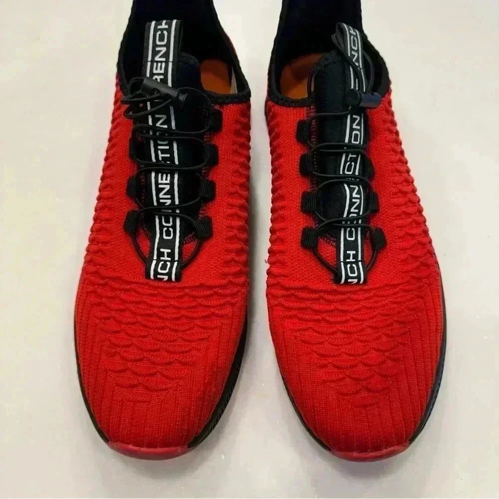 French Connection men’s Cannes sneakers. Red & black size 10